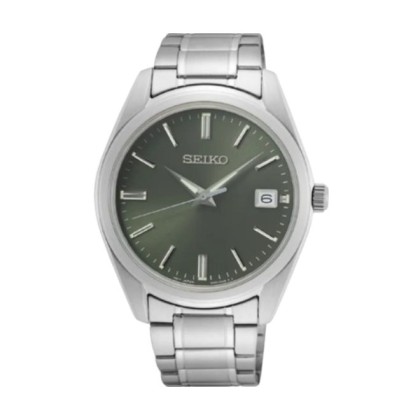 Seiko SUR527P1 Quartz Date Function Stainless Steel Strap Men Watch